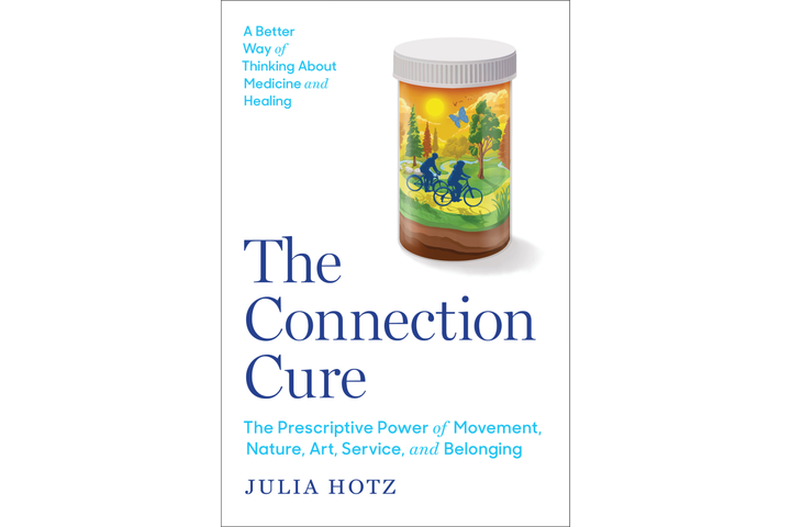 A book cover with a white background and a pill bottle. 